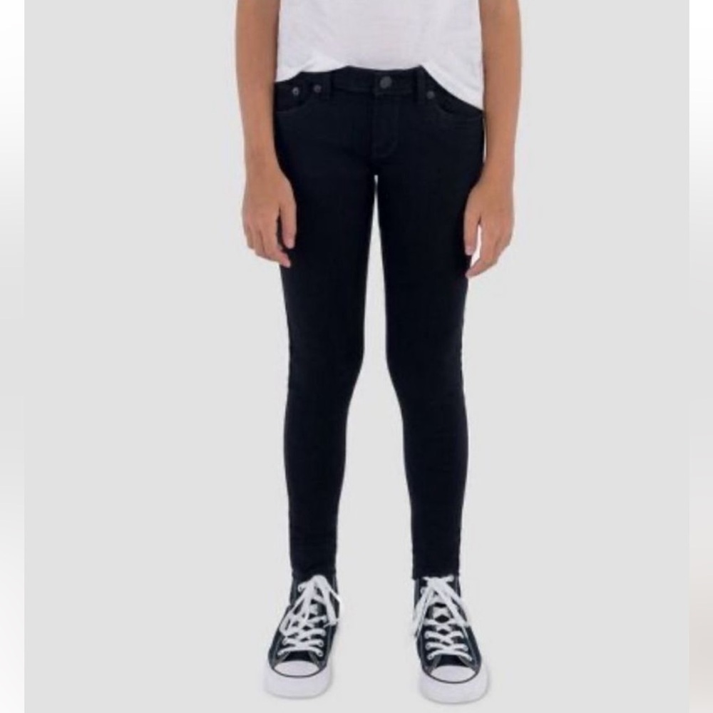 NWT Girls Levi's 710 Super Skinny Stretch Jeans, Black, Size 6 - Picture 16 of 16